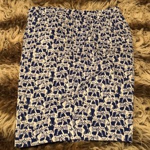 Talbots “ The Perfect Shorts” Elephant Print